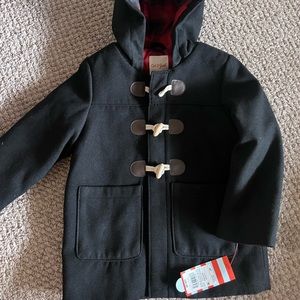 NWT Target Cat & Jack navy hooded peacoat jacket.